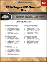 2024 Topps Chrome UFC Box - Image 5