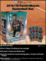 2019/20 Panini Mosaic Basketball Box - Image 2