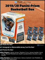 2019/20 Panini Prizm Basketball Box - Image 2