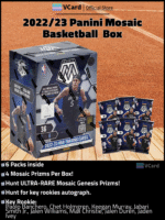 2022/23 Panini Mosaic Basketball Box - Image 2