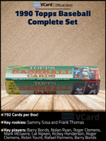 1990 Topps Baseball Complete Set - Image 2
