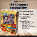 1991 Donruss Baseball Box
