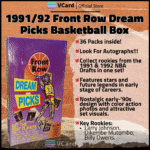 1991/92 Front Row Dream Picks Basketball Box