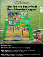 1991/92 Pro Set Official Part 1 Premier League Soccer Box - Image 2