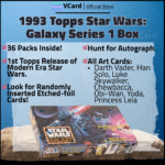 1993 Topps Star Wars: Galaxy Series 1 Box
