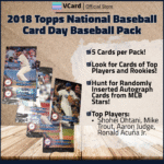 2018 Topps National Baseball Card Day Baseball Pack
