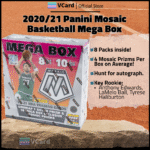 2020/21 Panini Mosaic Basketball Mega Box