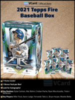 2021 Topps Fire Baseball Box - Image 2