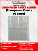 Fixed Album: 4 Pocket Clear 96 cards - Image 2