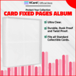 Fixed Album: 4 Pocket Clear 96 cards