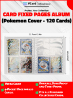 Fixed Album: 4 Pocket Pokemon Clear 120 cards - Image 3