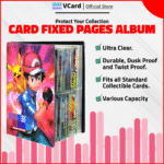 Fixed Album: 4 Pocket Pokemon Clear 120 cards