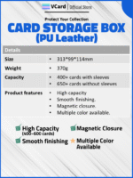 PU Storage: for Toploader and Common Card Black - Image 5
