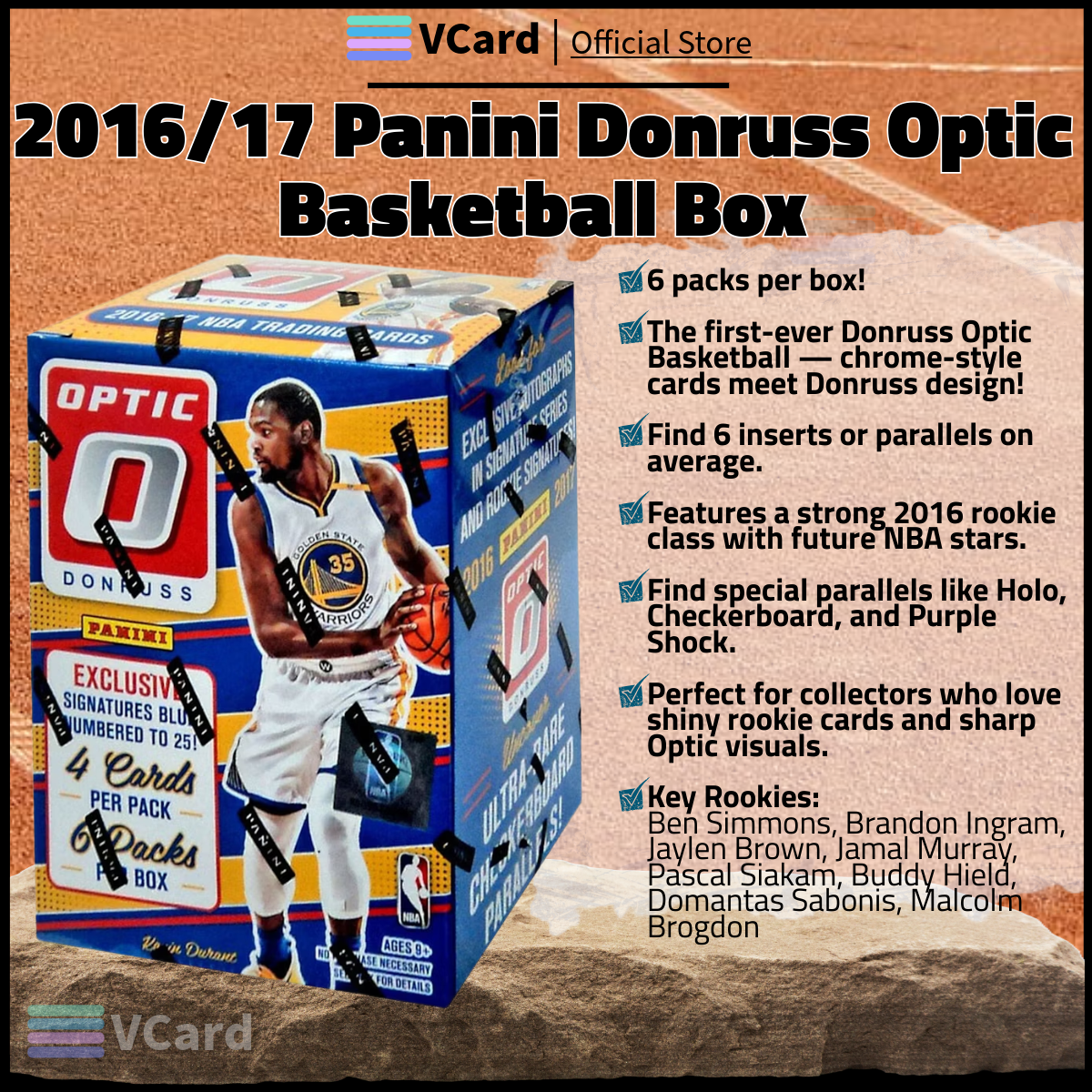 201617 Panini Donruss Optic Basketball Box sq 2016/17 Panini Donruss Optic Basketball Box - Image 1