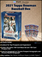 2021 Topps Bowman Baseball Box - Image 2