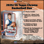 2025/26 Topps Chrome Basketball Box