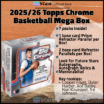 2025/26 Topps Chrome Basketball Mega Box