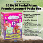 2019/20 Panini Prizm Premier League Soccer 6 Packs Box