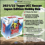 2021/22 Topps UCC Soccer Japan Edition Hobby Box