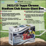 2022/23 Topps Chrome Stadium Club Soccer Giant Mega Box