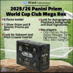 2025/26 Panini Prizm World Cup Club Soccer Mega Box