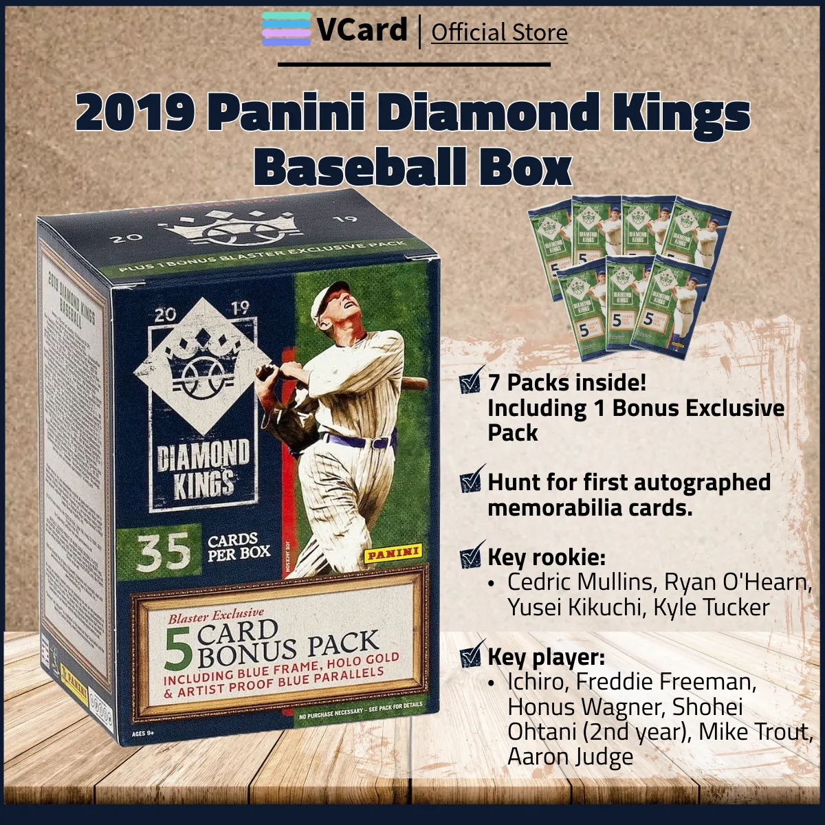 2019 Panini Diamond Kings Baseball Box sq 2019 Panini Diamond Kings Baseball Box - Image 1