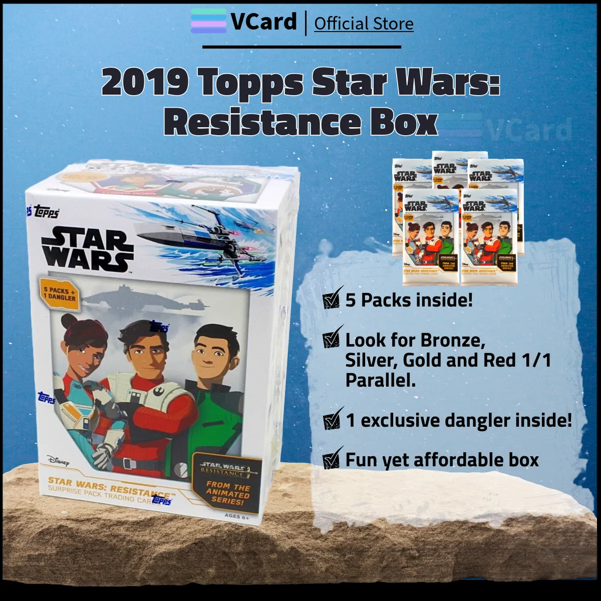 2019 Topps Star Wars Resistance Box sq 2019 Topps Star Wars: Resistance Box - Image 1