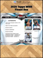 2020 Topps Finest WWE Wrestling Box - Image 5
