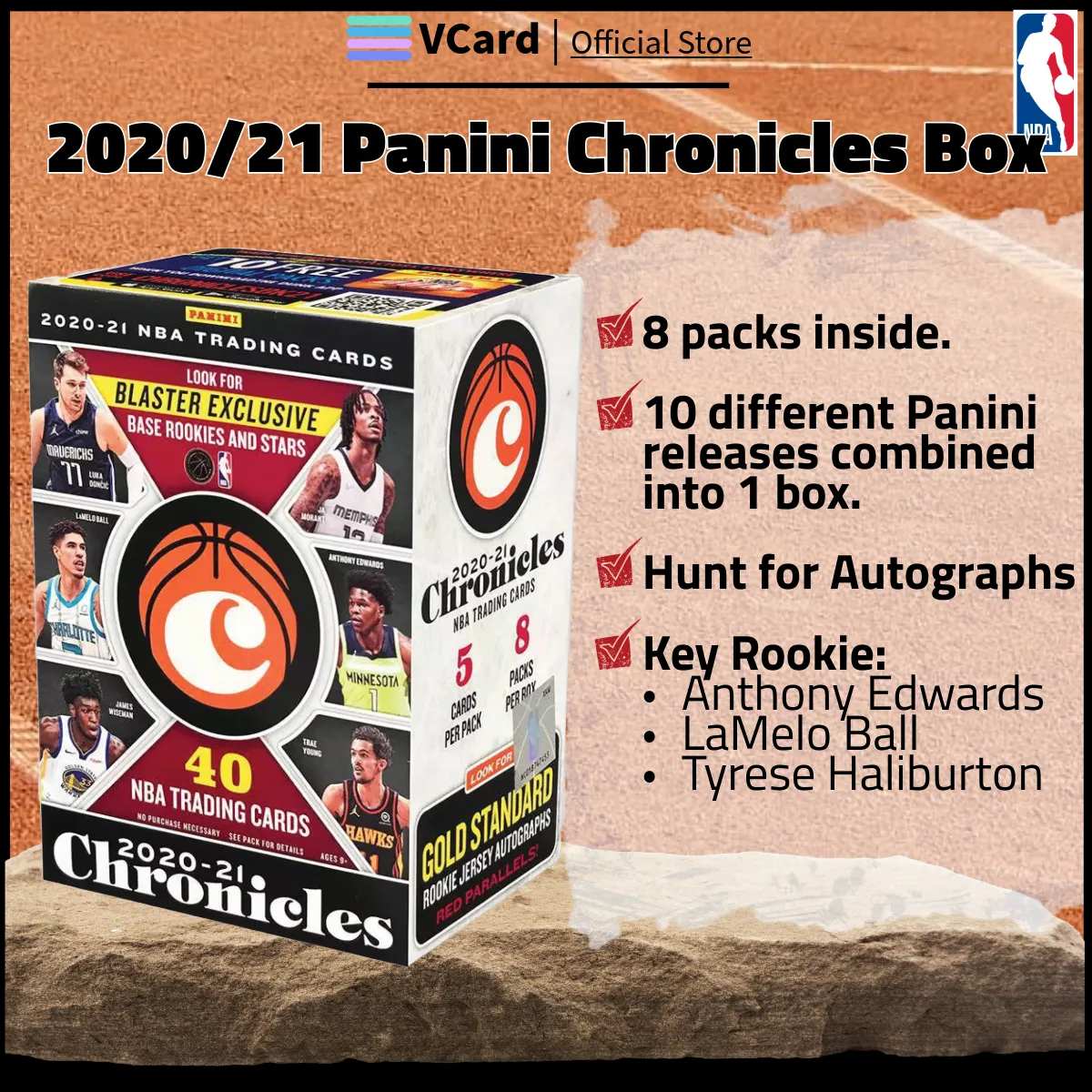 202021 Panini Chronicles Basketball Box sq 2020/21 Panini Chronicles Basketball Box - Image 1