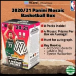 2020/21 Panini Mosaic Basketball Box