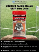 2020/21 Panini Mosaic UEFA Euro Soccer Cello Pack - Image 2
