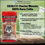 2020/21 Panini Mosaic UEFA Euro Soccer Cello Pack