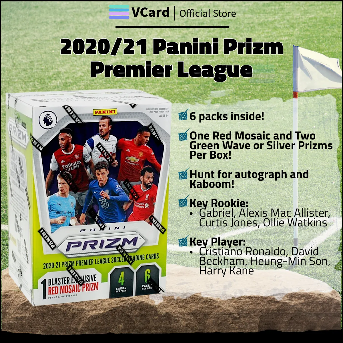 202021 Panini Prizm Premier League Soccer Box sq 2020/21 Panini Prizm Premier League Soccer Box - Image 1