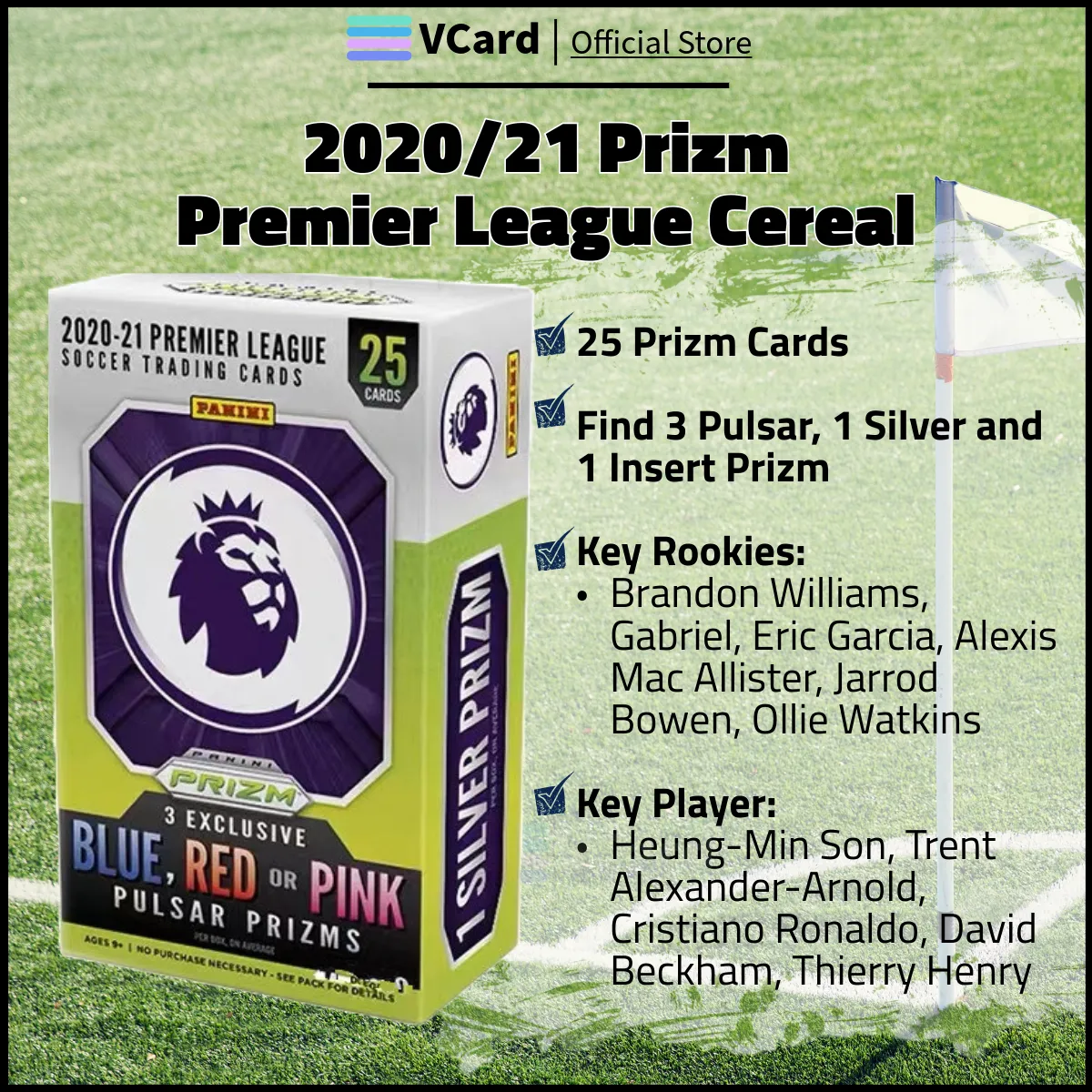 202021 Panini Prizm Premier League Soccer Cerea sq 2020/21 Panini Prizm Premier League Soccer Box (Cereal) - Image 1