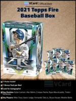 2021 Topps Fire Baseball Box - Image 2