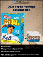 2021 Topps Heritage Baseball Box - Image 2