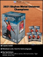 2021 Upper Deck Skybox Metal Universe Champions Box - Image 2