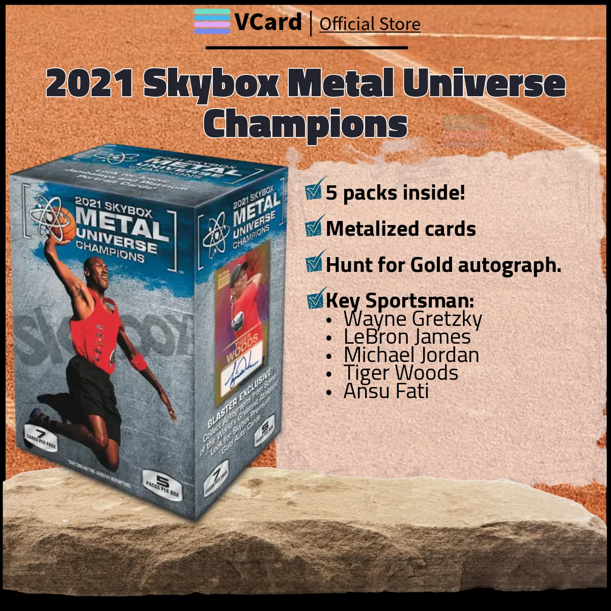 2021 Upper Deck Skybox Metal Universe Champions sq 2021 Upper Deck Skybox Metal Universe Champions Box - Image 1