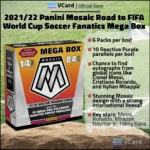 2021/22 Panini Mosaic World Cup Soccer Mega Box (Fanatics)