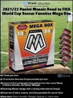 2021/22 Panini Mosaic World Cup Soccer Mega Box (Fanatics) - Image 2