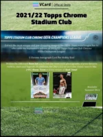 2021/22 Topps Chrome Stadium Club Soccer Mega Box - Image 3