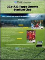 2021/22 Topps Chrome Stadium Club Soccer Mega Box - Image 4