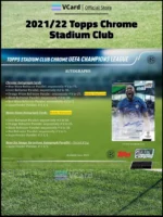 2021/22 Topps Chrome Stadium Club Soccer Mega Box - Image 7