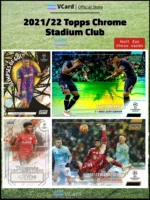 2021/22 Topps Chrome Stadium Club Soccer Mega Box - Image 9