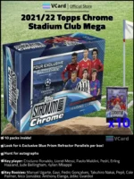 2021/22 Topps Chrome Stadium Club Soccer Mega Box - Image 2