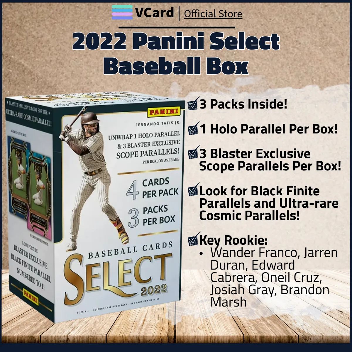 2022 Panini Select Baseball Box sq 2022 Panini Select Baseball Box - Image 1