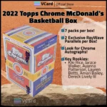2022 Topps Chrome McDonald Basketball Box