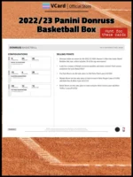 2022/23 Panini Donruss Basketball Box - Image 5