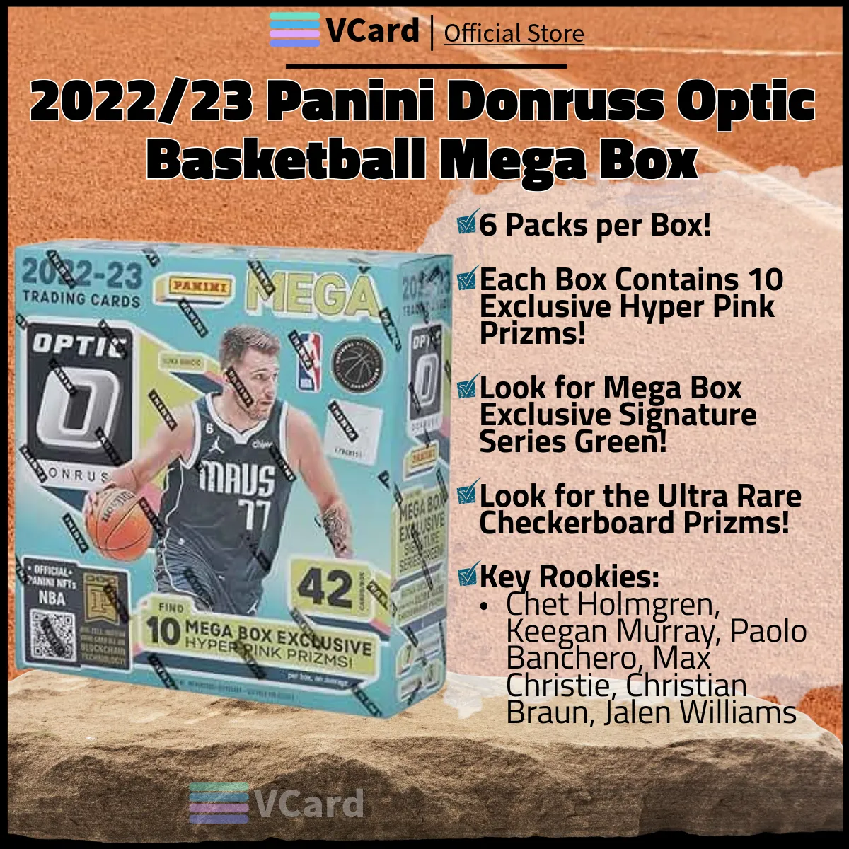 202223 Panini Donruss Optic Basketball Mega Box sq 2022/23 Panini Donruss Optic Basketball Mega Box - Image 1