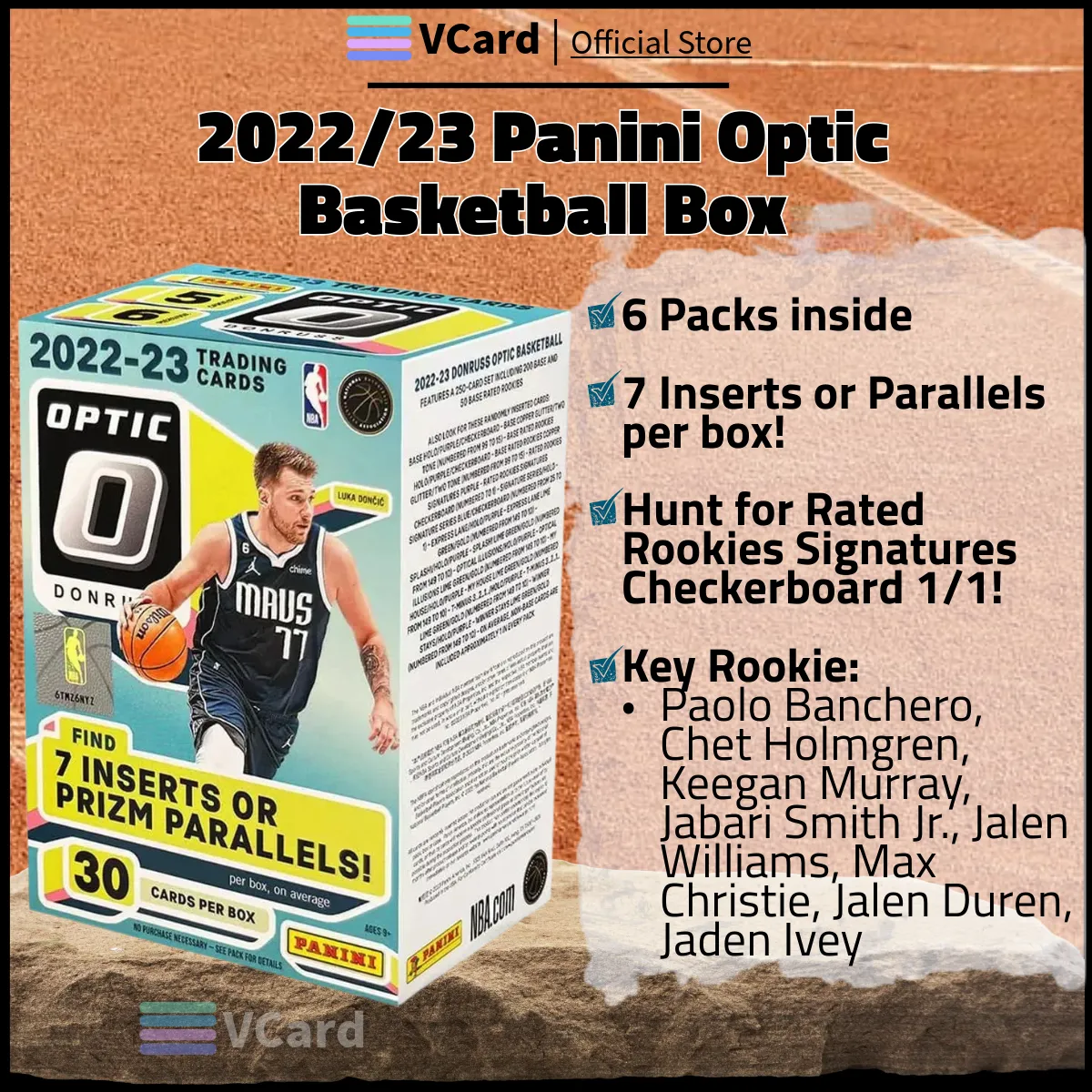202223 Panini Optic Basketball Box sq 2022/23 Panini Optic Basketball Box - Image 1